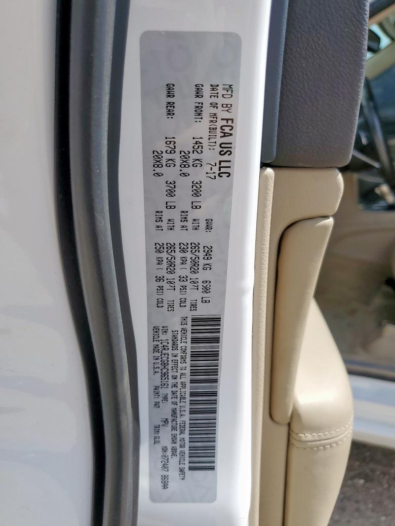 2017 JEEP GRAND CHER - 1C4RJECG8HC965161