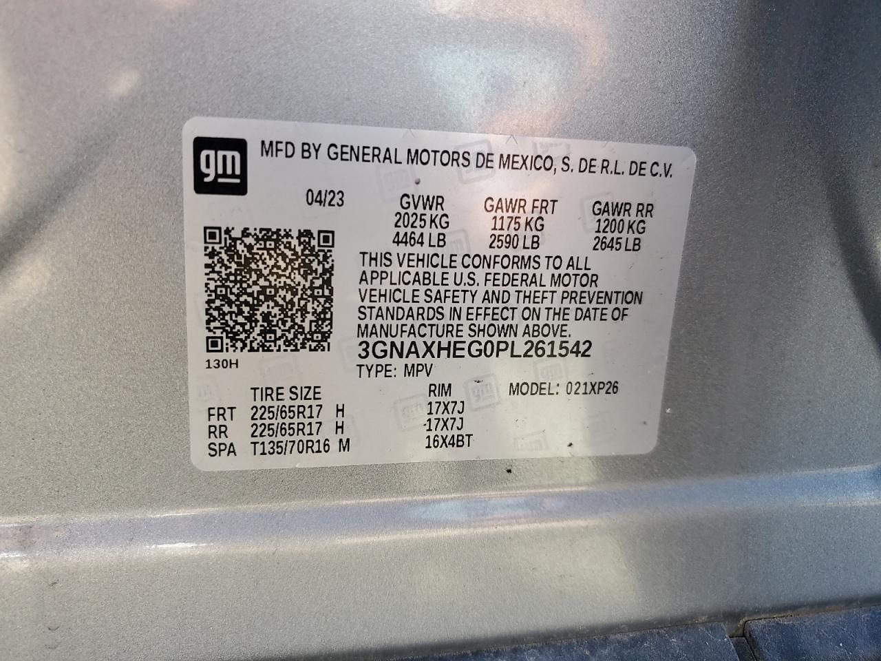 CHEVROLET EQUINOX LS