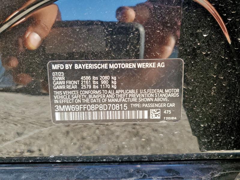 2023 BMW 330I 3MW69FF08P8D70815