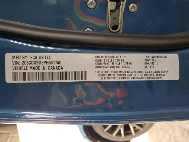 2023 DODGE CHARGER SX 2C3CDXBG6PH631740