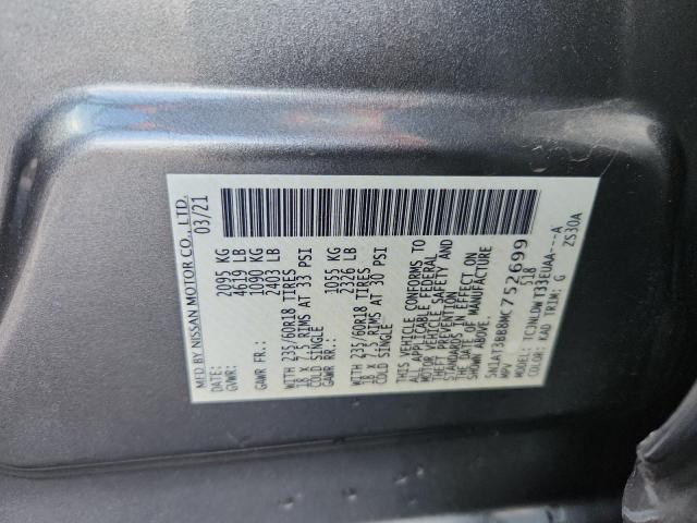 2021 NISSAN ROGUE SV 5N1AT3BB8MC752699