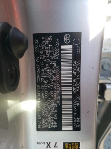 2023 TOYOTA COROLLA LE JTDB4MEE0PJ000268