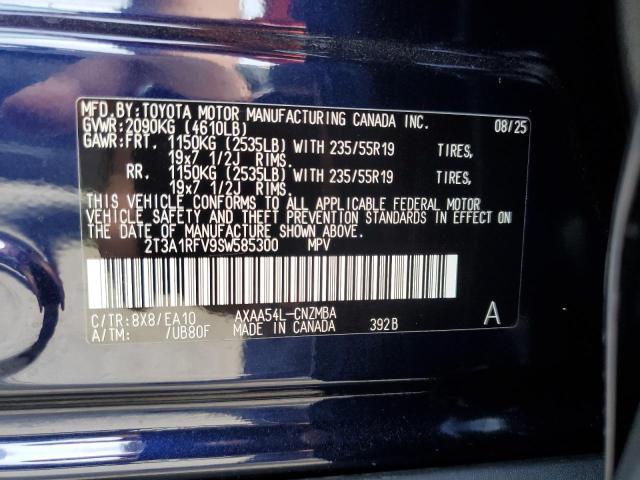 2025 TOYOTA RAV4 XLE PREMIUM - 2T3A1RFV9SW585300