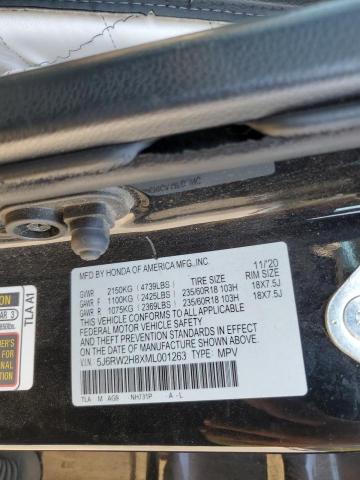 2021 HONDA CR-V EXL 5J6RW2H8XML001263