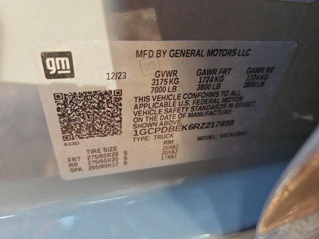 2024 CHEVROLET SILVERADO K1500 CUSTOM 1GCPDBEK6RZ217859