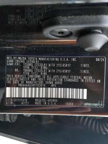 2024 TOYOTA COROLLA CR 7MUAAAAG3RV103819