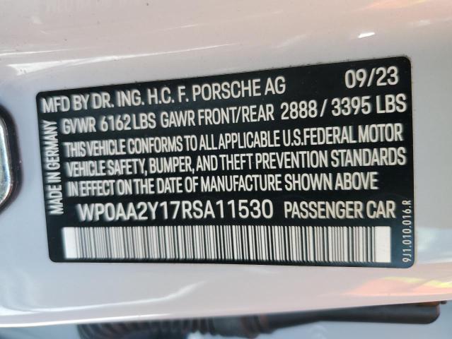 2024 PORSCHE TAYCAN #3297876797