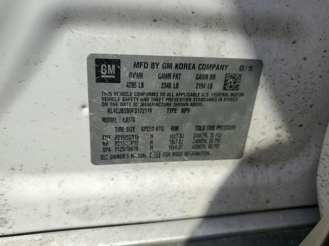 2015 BUICK ENCORE CONVENIENCE KL4CJBSB0FB172119