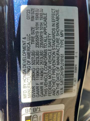 2023 ACURA RDX ADVANC 5J8TC2H78PL018161