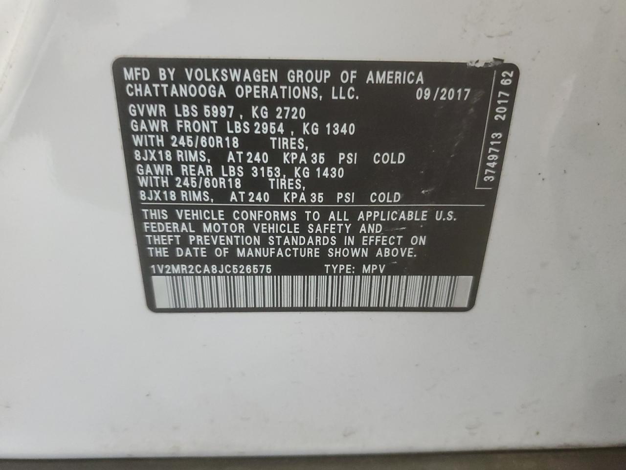 VOLKSWAGEN ATLAS SEL