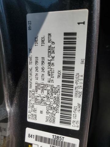 2024 TOYOTA TUNDRA CREWMAX SR 5TFKB5DB8RX135419
