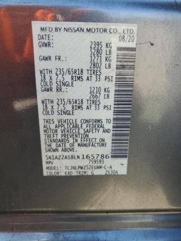 2020 NISSAN MURANO S - 5N1AZ2AS8LN165786