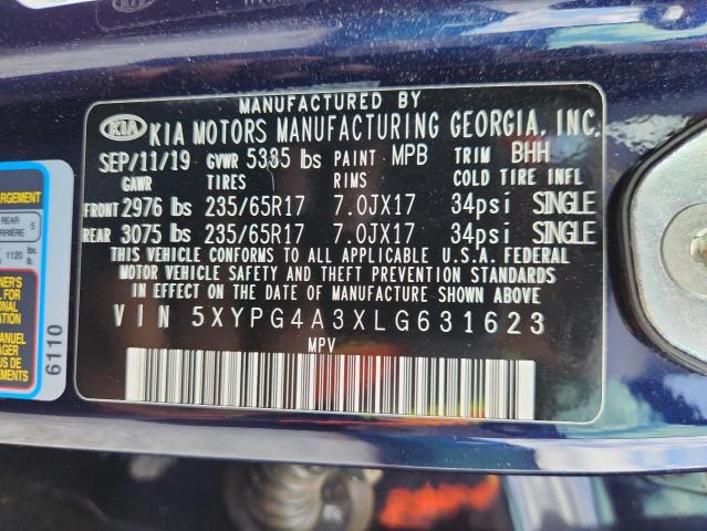 2020 KIA SORENTO L #3286583152