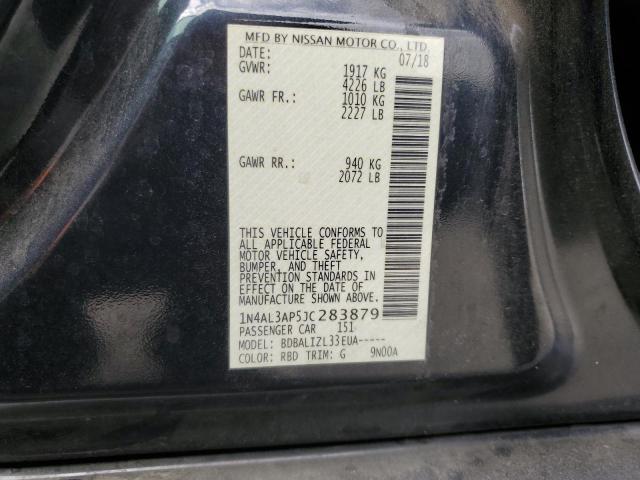 2018 NISSAN ALTIMA 2.5 - 1N4AL3AP5JC283879