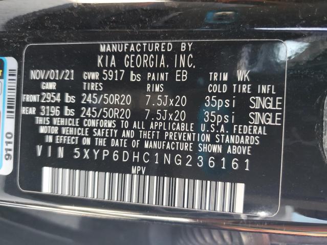 2022 KIA TELLURIDE S 5XYP6DHC1NG236161