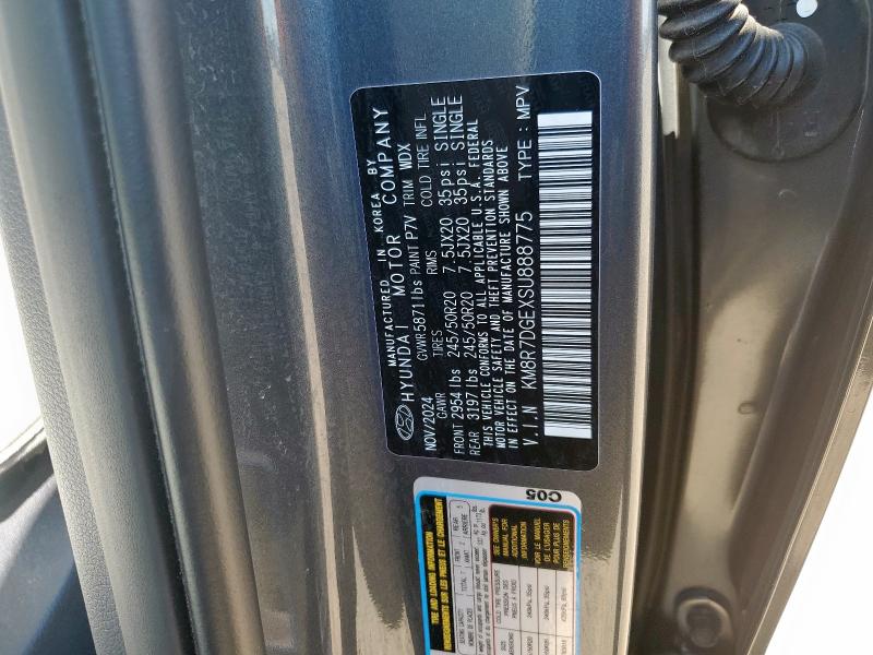 2025 HYUNDAI PALISADE CALLIGRAPHY KM8R7DGEXSU888775