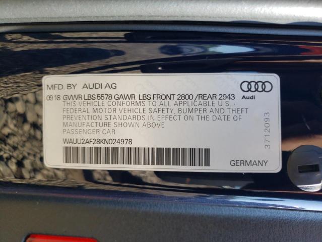 2019 AUDI A7 PREMIUM #3292507694