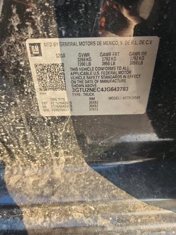 2018 GMC SIERRA K15 3GTU2NEC4JG643783