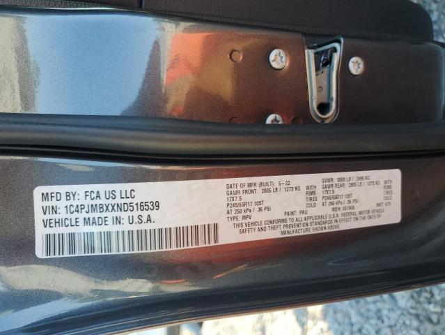 2022 JEEP CHEROKEE T - 1C4PJMBXXND516539