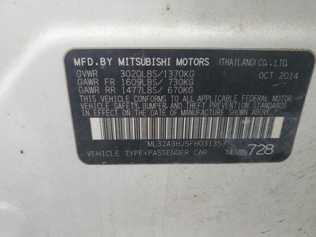 2015 MITSUBISHI MIRAGE DE ML32A3HJ5FH031357