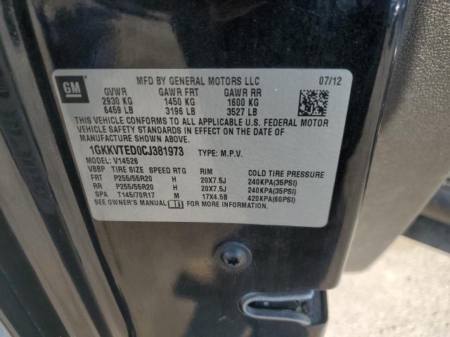 2012 GMC ACADIA DEN - 1GKKVTED0CJ381973