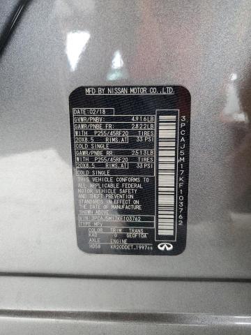 2019 INFINITI QX50 ESSEN 3PCAJ5M17KF103762