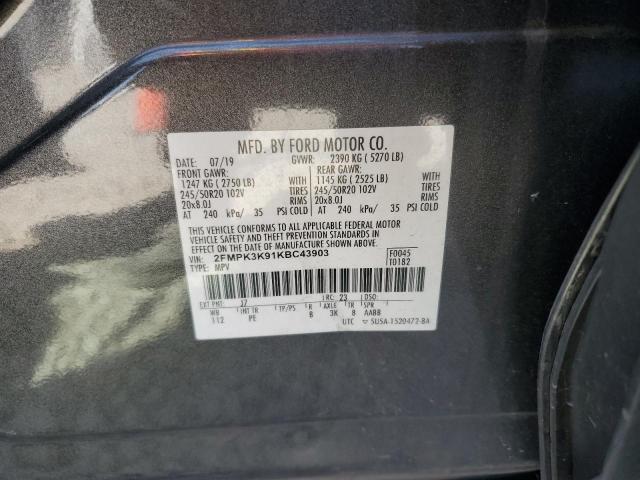 2019 FORD EDGE TITAN 2FMPK3K91KBC43903