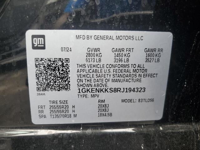2024 GMC ACADIA UPLEVEL 1GKENKKS8RJ194323