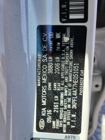 2017 KIA FORTE LX - 3KPFL4A77HE051051