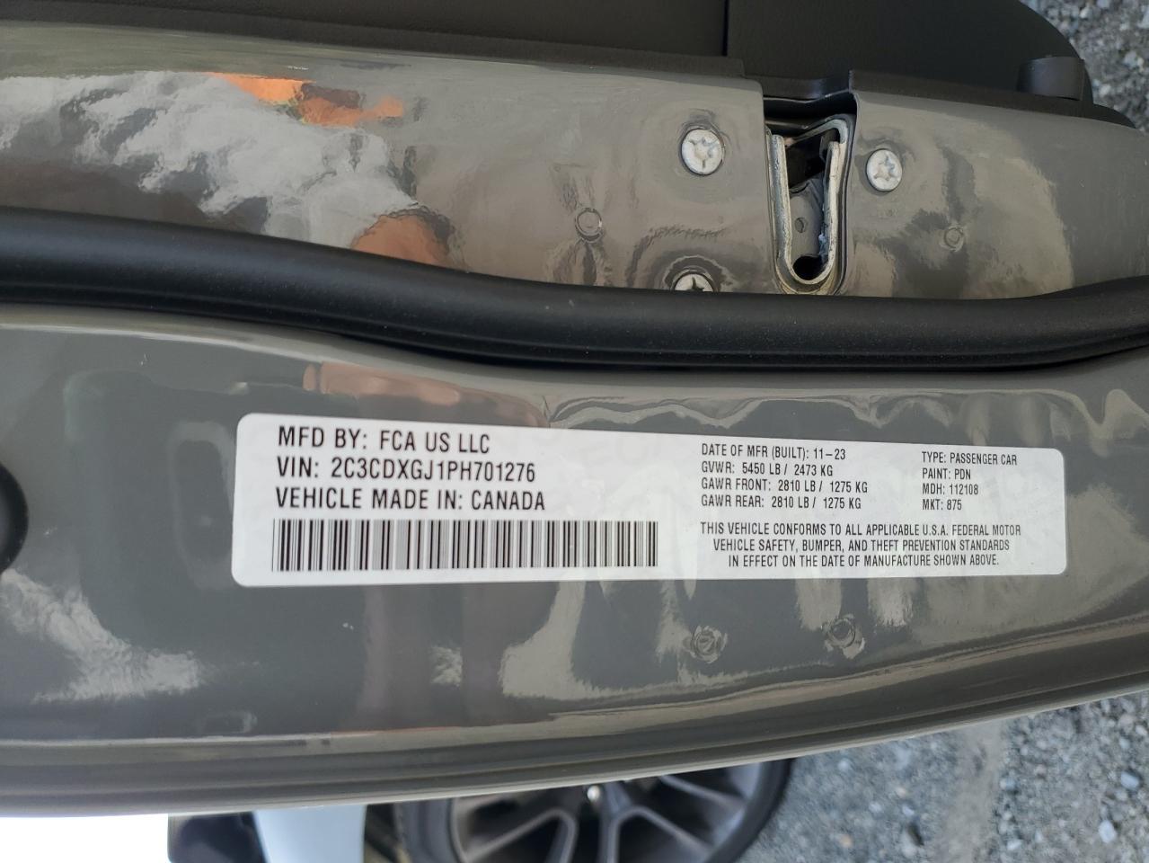 DODGE CHARGER SCAT PACK