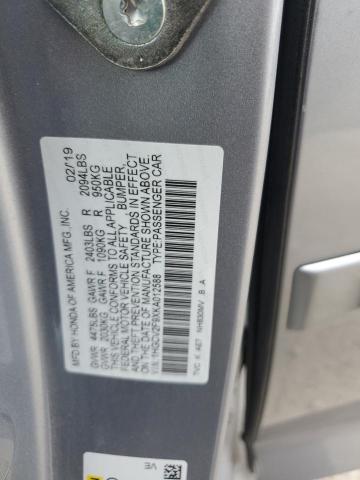 2019 HONDA ACCORD TOURING 1HGCV2F9XKA012588