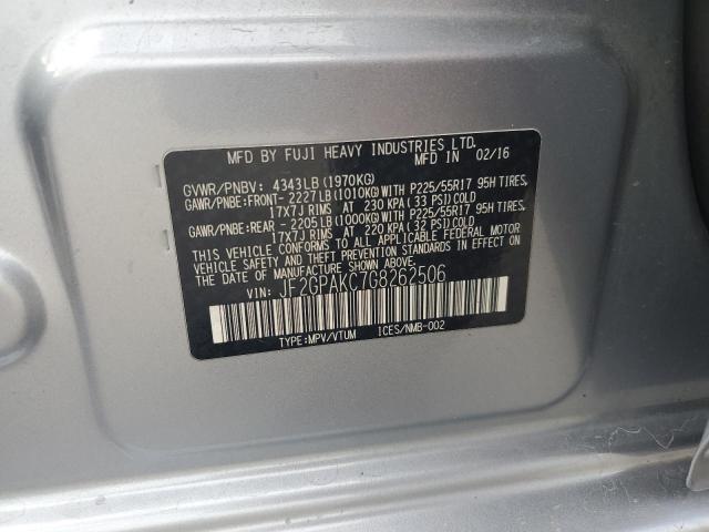 2016 SUBARU CROSSTREK LIMITED #3303845524