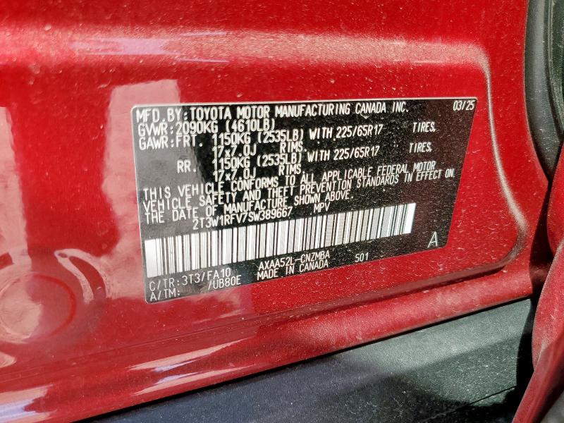 2025 TOYOTA RAV4 XLE - 2T3W1RFV7SW389667