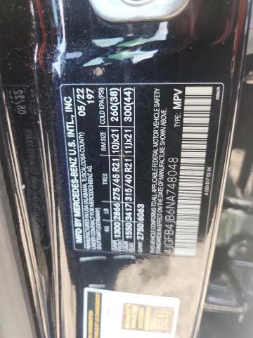 2022 MERCEDES-BENZ GLE 350 4JGFB4JB6NA748048