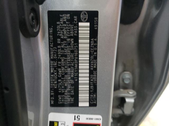 2023 TOYOTA CAMRY LE 4T1C11AK0PU160751