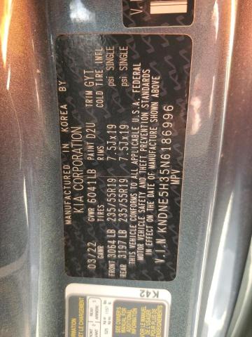 2022 KIA CARNIVAL SX PRESTIGE KNDNE5H35N6186996