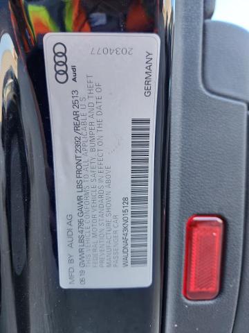 2019 AUDI A4 PREMIUM WAUDNAF43KN015128