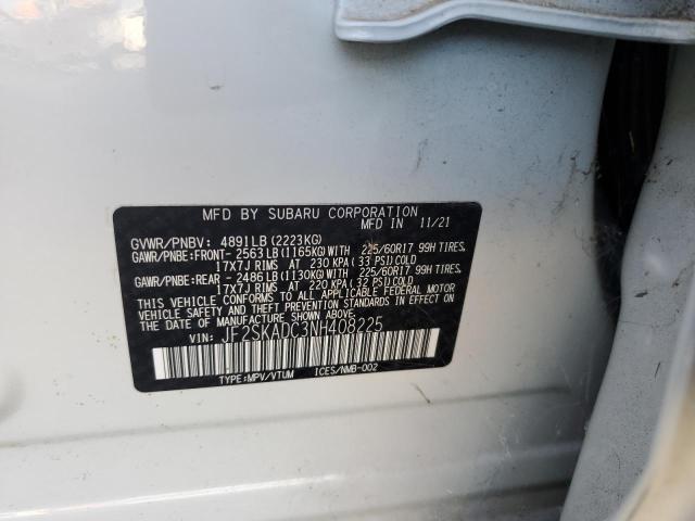 2022 SUBARU FORESTER P - JF2SKADC3NH408225