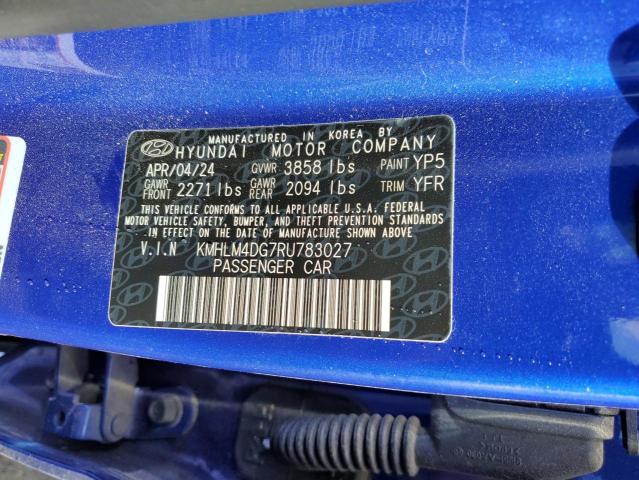 2024 HYUNDAI ELANTRA SEL KMHLM4DG7RU783027