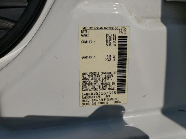 2020 NISSAN ALTIMA SR 1N4BL4CV0LC167658
