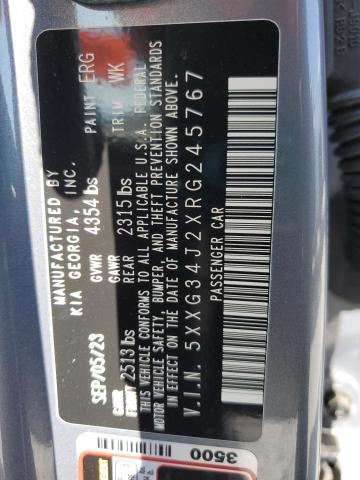 2024 KIA K5 EX 5XXG34J2XRG245767