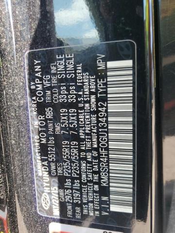 2016 HYUNDAI SANTA FE SE ULTIMATE KM8SR4HF0GU134942