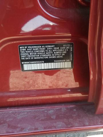 2013 VOLKSWAGEN CC SPORT - WVWBN7AN8DE552979