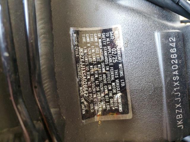 2025 KAWASAKI ZX636 K #3290264234