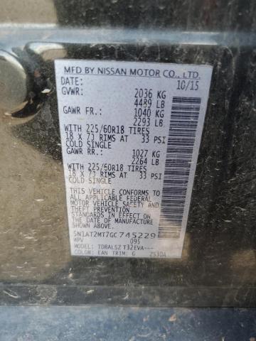 2016 NISSAN ROGUE S 5N1AT2MT7GC745229