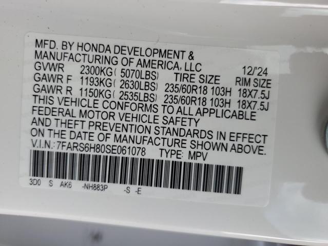 2025 HONDA CR-V SPORT-L 7FARS6H80SE061078