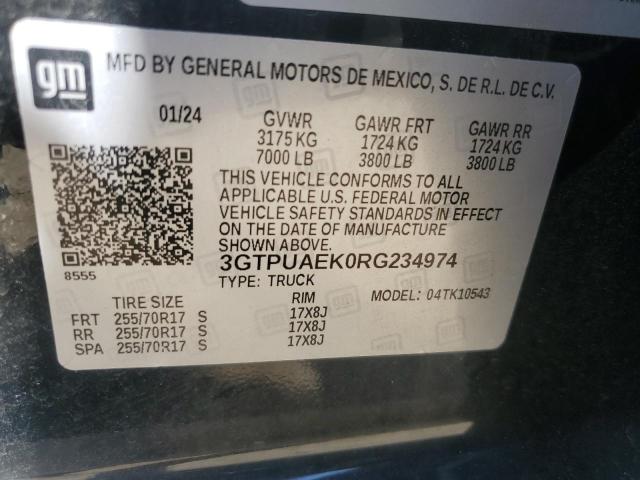 2024 GMC SIERRA K15 - 3GTPUAEK0RG234974