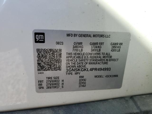 2023 CHEVROLET SUBURBAN K1500 HIGH COUNTRY - 1GNSKGKL4PR494993