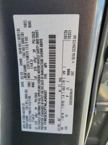 2022 FORD BRONCO BAS 1FMDE5CP7NLA96607