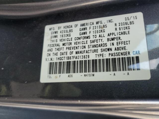 2015 HONDA ACCORD EXL 1HGCT1B87FA013829